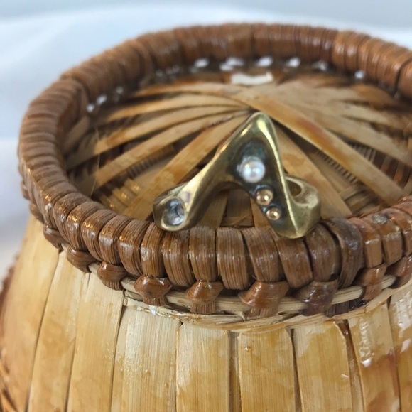 Vintage Jack Boyd Bronze Ring with Pearl - Picture 3 of 8